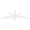 Ekena Millwork Alberta Architectural Grade PVC Gable Bracket, 96"W x 28"H x 2"D x 6"F, 7/12 Pitch GBP096X28X0206ALB00 - alternate 4